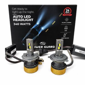 AUTO LED HEADLIGHT 340 WATTS POWER GUARD ( MODEL  NO 9005 )