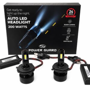 AUTO LED HEADLIGHT 220 WATTS POWER GUARD ( MODEL  NO  H7 )
