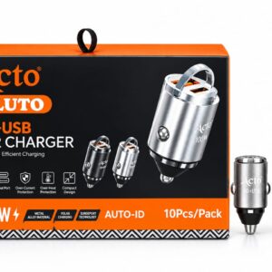 PLUTO PD + USB CAR CHARGER 100W PACK OF 10 PCS